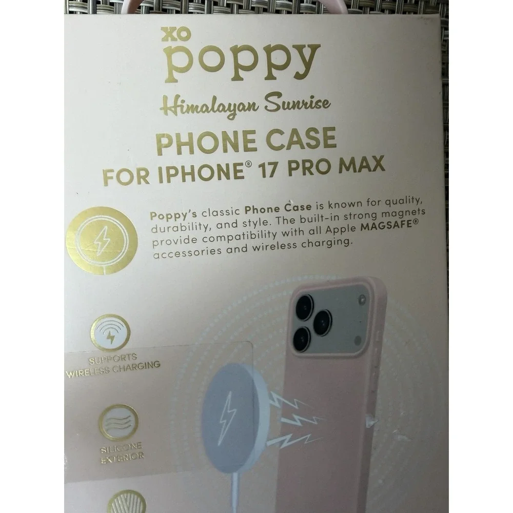 XO Poppy iPhone 17 Pro Max Himalayan Sunrise Magsafe Compatible Cellphone Case